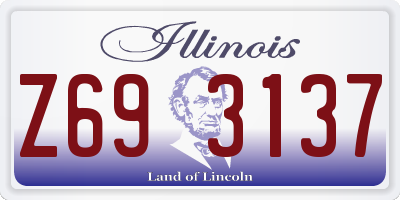 IL license plate Z693137