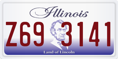 IL license plate Z693141