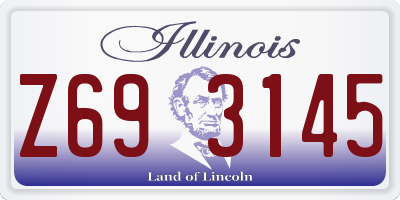 IL license plate Z693145