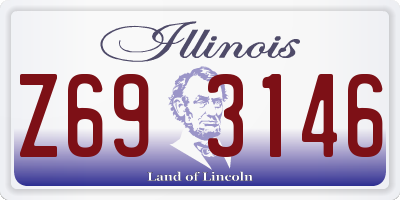 IL license plate Z693146
