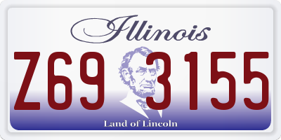 IL license plate Z693155