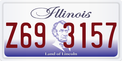 IL license plate Z693157