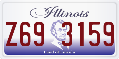 IL license plate Z693159