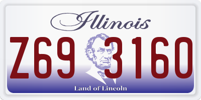 IL license plate Z693160