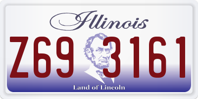 IL license plate Z693161