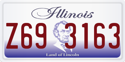 IL license plate Z693163