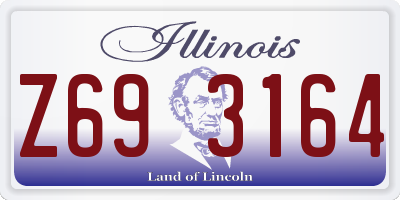 IL license plate Z693164