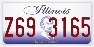 IL license plate Z693165
