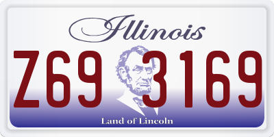 IL license plate Z693169