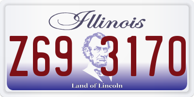 IL license plate Z693170