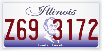 IL license plate Z693172