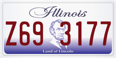 IL license plate Z693177