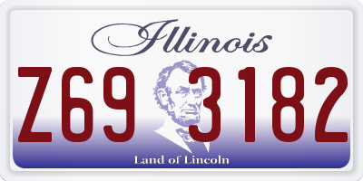 IL license plate Z693182