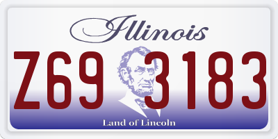 IL license plate Z693183