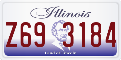 IL license plate Z693184