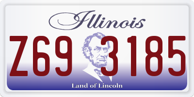 IL license plate Z693185