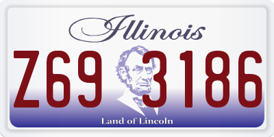 IL license plate Z693186
