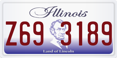 IL license plate Z693189