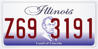 IL license plate Z693191