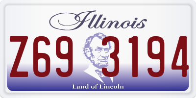 IL license plate Z693194
