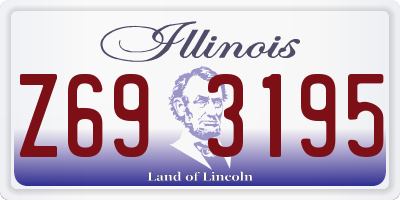 IL license plate Z693195