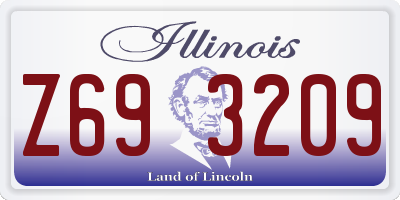 IL license plate Z693209