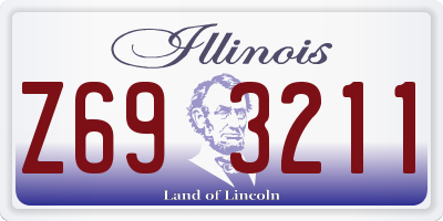 IL license plate Z693211