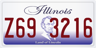 IL license plate Z693216