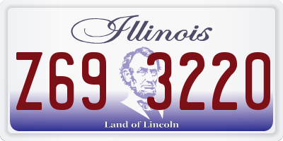 IL license plate Z693220