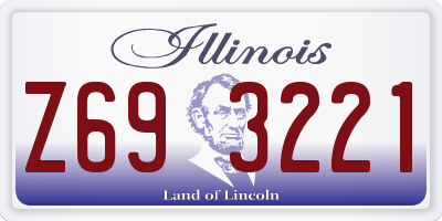 IL license plate Z693221