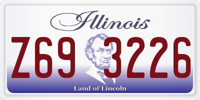 IL license plate Z693226