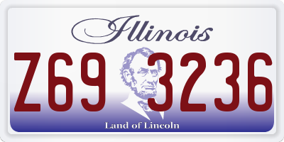 IL license plate Z693236