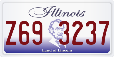 IL license plate Z693237