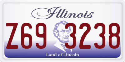 IL license plate Z693238