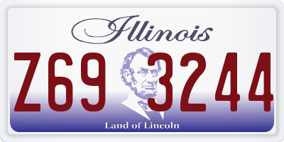 IL license plate Z693244