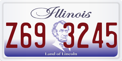 IL license plate Z693245