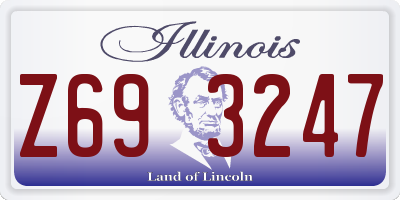 IL license plate Z693247