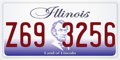 IL license plate Z693256