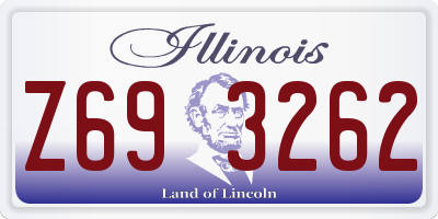 IL license plate Z693262