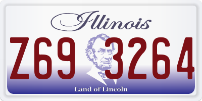 IL license plate Z693264