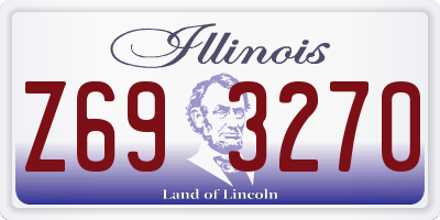 IL license plate Z693270