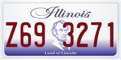 IL license plate Z693271