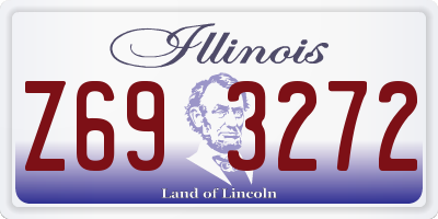 IL license plate Z693272