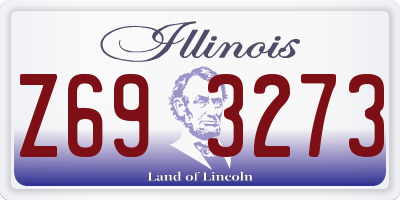 IL license plate Z693273