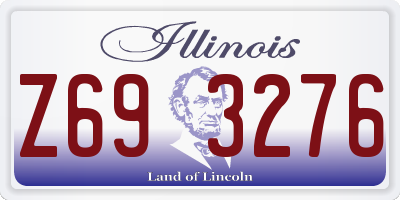 IL license plate Z693276