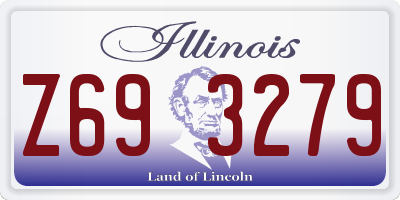 IL license plate Z693279