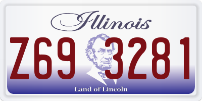 IL license plate Z693281
