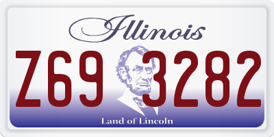 IL license plate Z693282