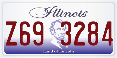 IL license plate Z693284