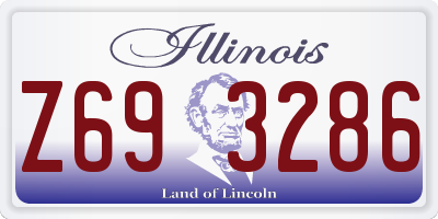 IL license plate Z693286